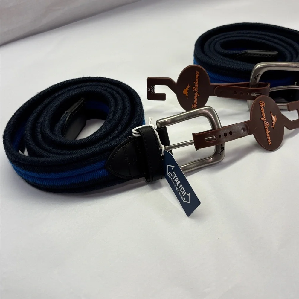 Tommy Bahama Two-Tone Stretch Belt